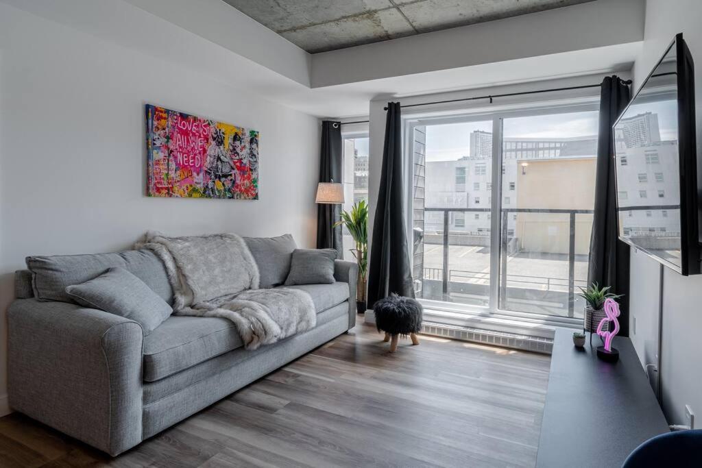 Condo 2 Ch - 500M Vieux-Quebec & Gym Exteriör bild