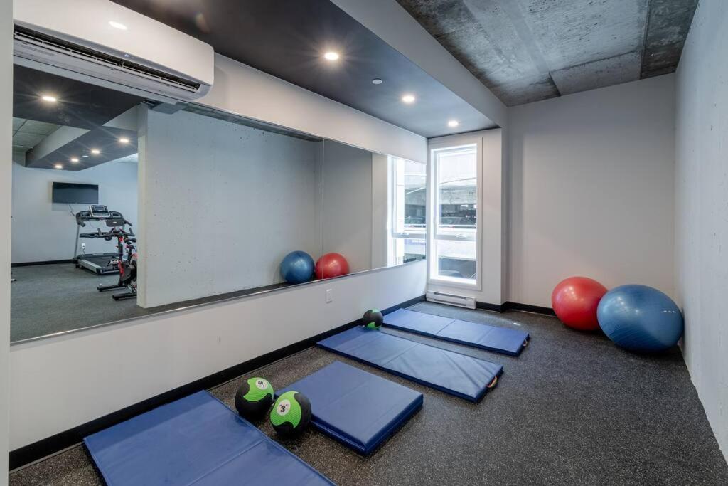 Condo 2 Ch - 500M Vieux-Quebec & Gym Exteriör bild