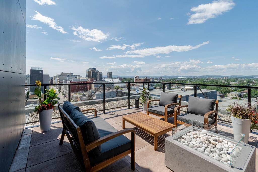 Condo 2 Ch - 500M Vieux-Quebec & Gym Exteriör bild